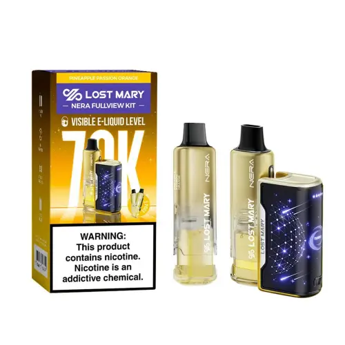 orange lost mary flavor Pineapple Passion — Nera 70K Kit & Pod Vapers Desechables Color:Pumped Up Pineapple ICED Shop Blue Dream |
